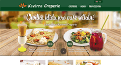 Desktop Screenshot of kavarnacreperie.cz